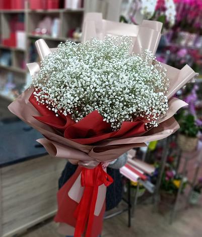 Букет цветов из: Гипсофила в Новобирюсинском